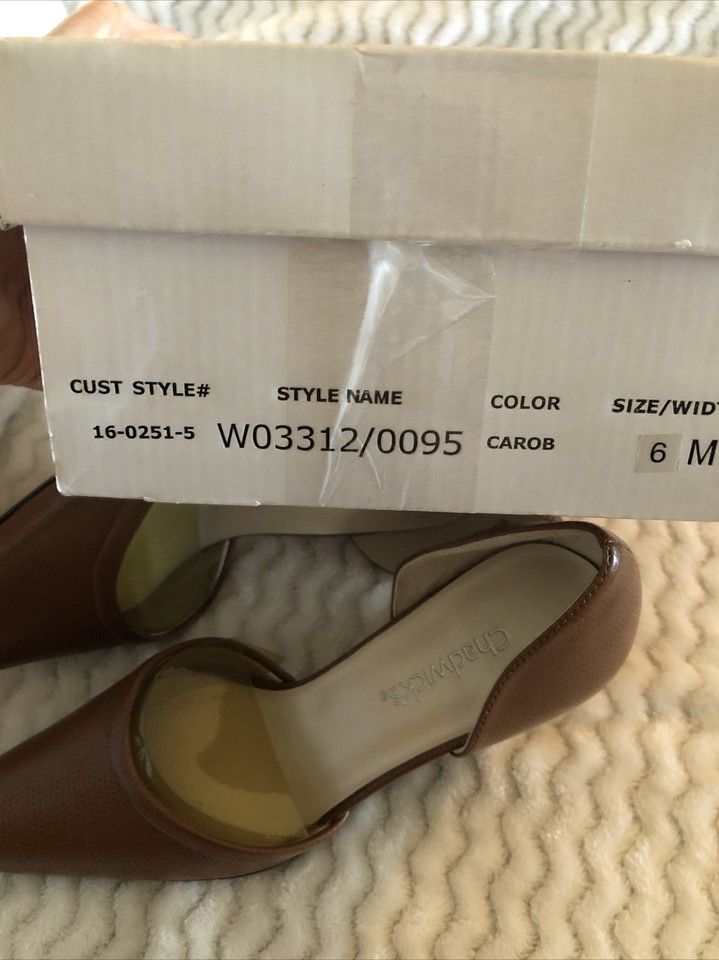 CHADWICKS Tan Casual Heels Size 6M Brand New eBay