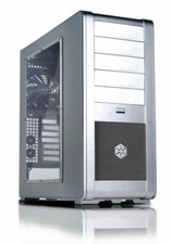 Silverstone SST-FT01S-W-USB3.0 (Silver) Fortress Uni-body Mid Tower Case