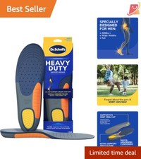 Support Insoles Plastic Size 8-14 Arch Support Wide Feet Shock Absorbing Work...