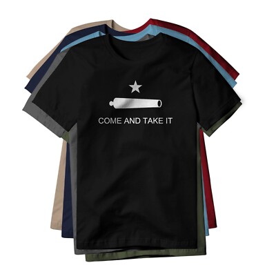 Come And Take It : Cannon (White), Classic Cotton Tee