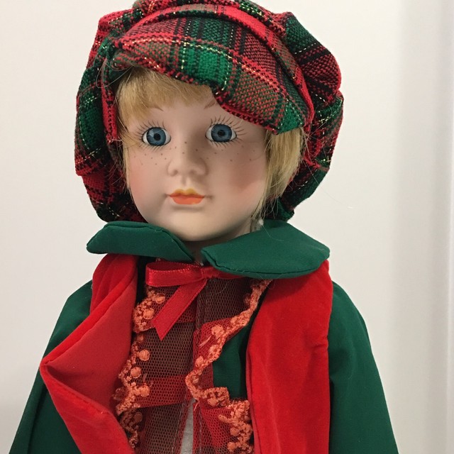 Chris and Chrissy Christmas Brinn's Collectible Porcelain Doll 1990 eBay