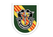 4" 5th special forces group green army bumper sticker decal usa made