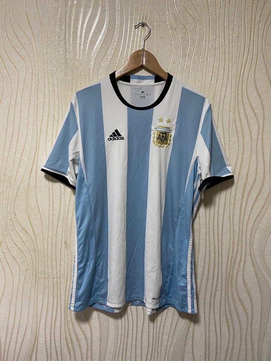 ARGENTINA 2016 2017 HOME FOOTBALL SHIRT SOCCER JERSEY ADIDAS