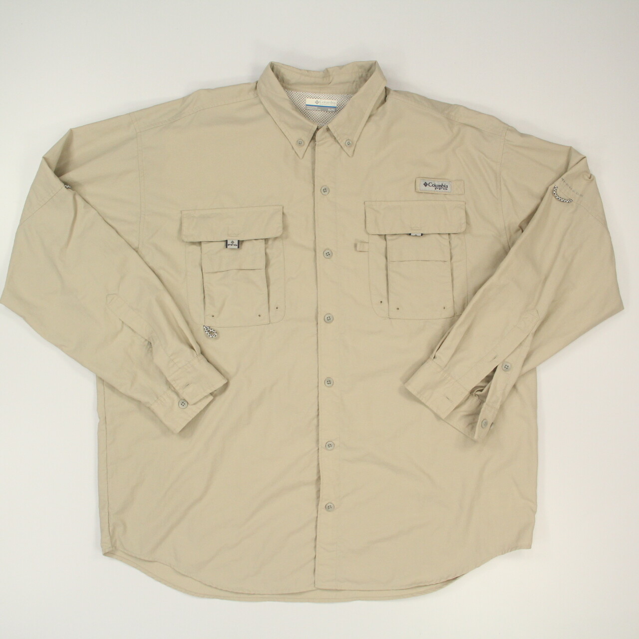 Columbia PFG Men's Button Vented Fishing Shirt Size X… - Gem