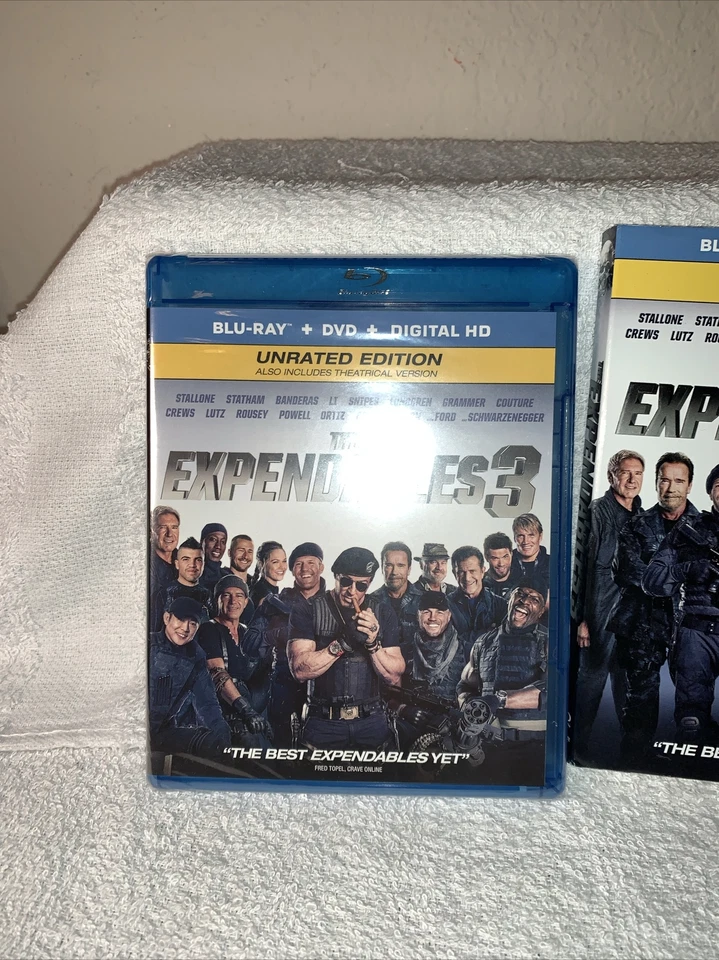 NEW EXPENDABLES 3 ON BLU-RAY+DVD+HD ULTRAVIOLET! W-SLIP COVER! FACTORY SEALED! - Image 2 of 4