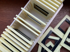 Set of vintage frames for slides 35 mm SALVO 36 pieces in a box