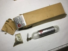 Antique medical tool Silverman’s Ethyl Chloride U.S.P. anesthesiology glass bott