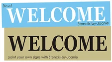 Stencil 3" tall Welcome Home Decor Country Family Primitive Cabin DIY Signs
