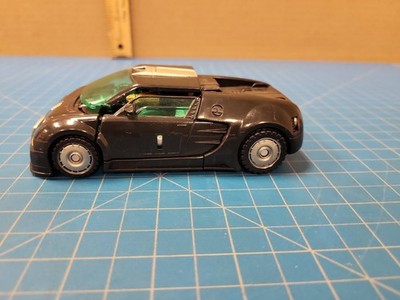 Black Supercar Autobot Drift Bugatti Veyron Style Transforming Robot Action Toy