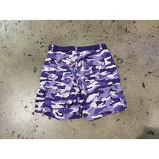 South Pole Camo Cargo Shorts - Purple Size 38
