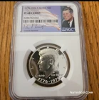 1976-S Kennedy Silver Half Dollar Flag NGC PF68 Cameo Shine Graded Ships FREE!