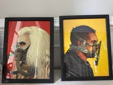 MAD MAX & IMMORTAN JOE Portrait Art Prints By Mike Mitchell 12x16 Set of 2