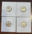 Lot of FOUR (4) 1951 D Roosevelt Dimes BU Uncirculated Mint State 90% Silver