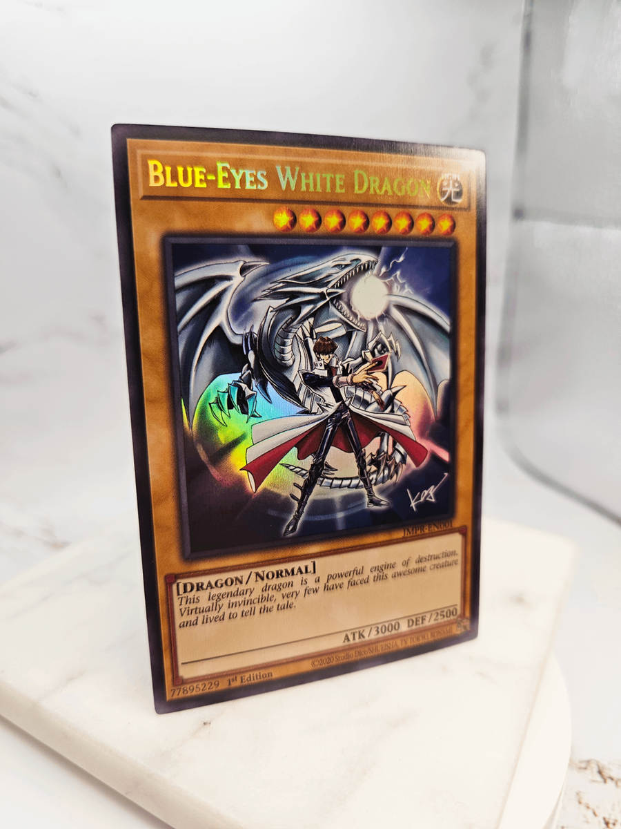 Blue-Eyes White Dragon (English JMPR-JP001 Kaiba Art) Ultra Rare