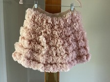 Mini Boden Tulle Ruffle Mini Skirt Blush 11-12 Years 152 Cm