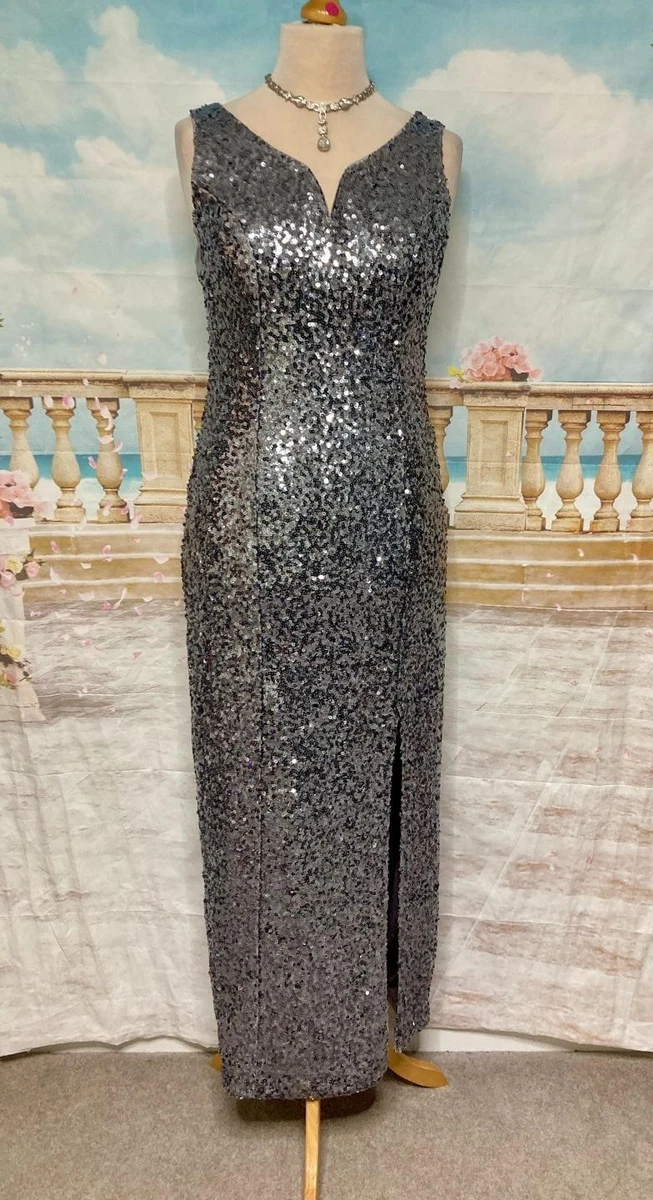 Silver Dresses for Women with Sequins for sale | eBay UK