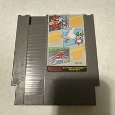Super Mario Bros. Duck Hunt World Class Track Meet NES Cartridge Tested Working