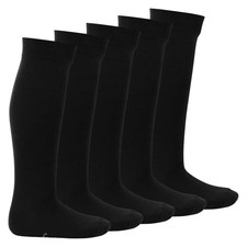Everyday 5 pairs of children's knee socks black 2730