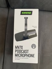Shure MV7X XLR Podcast Microphone - Brand New + Invoice