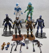 Fortnite Figures Lot of 6 Battle Hound,Rogue Agent,Trog,Omen,Ravage,Merman