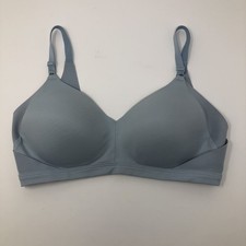 Warners No Side Effects Comfort Wireless Lift T-Shirt Bra Size M Blue