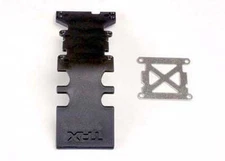 Traxxas 1/10 E-Maxx Brushless * REAR SKID PLATE - PLASTIC BLACK * 4938