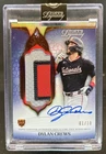2025 Topps Dynasty Dylan Crews Patch Auto B Design Rookie RC #/10 Nationals