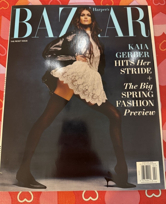 Harper’S Bazaar Usa Magazine February 2026 Kaia Gerber