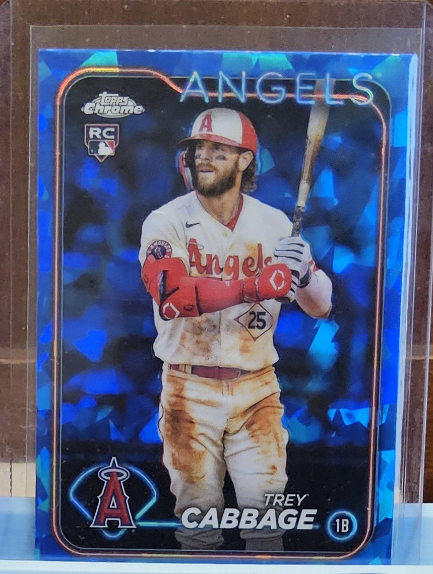 2024 Topps Chrome Sapphire Edition #321 Trey Cabbage