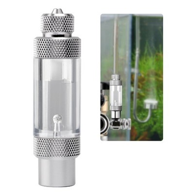 Clscea Aquarium CO2 Bubble Counter with Built-in Check Valve for single-head
