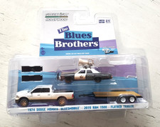 Greenlight Hollywood - The Blues Brothers 1974 Dodge Monaco 2015 Ram Trailer