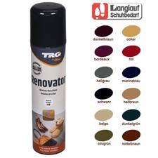 TRG Renovator Wildleder Pflegespray Hellgrau 114 Nubuk Microfaser Schuhe Schutz