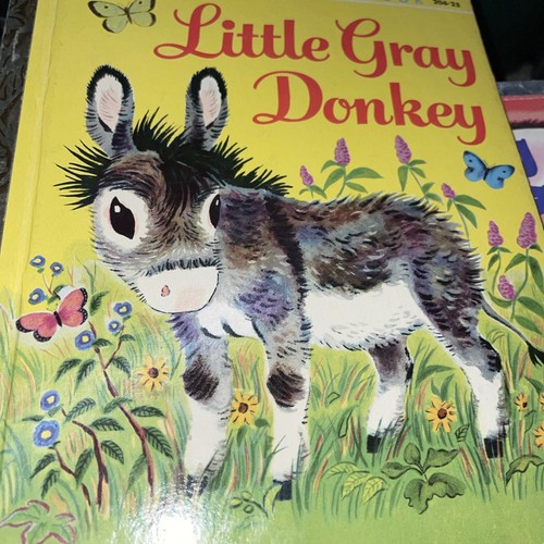 Little Gray Donkey Little Golden Book - First Edition "A" Printing 1954 *Nice* - 第 1/4 張圖片