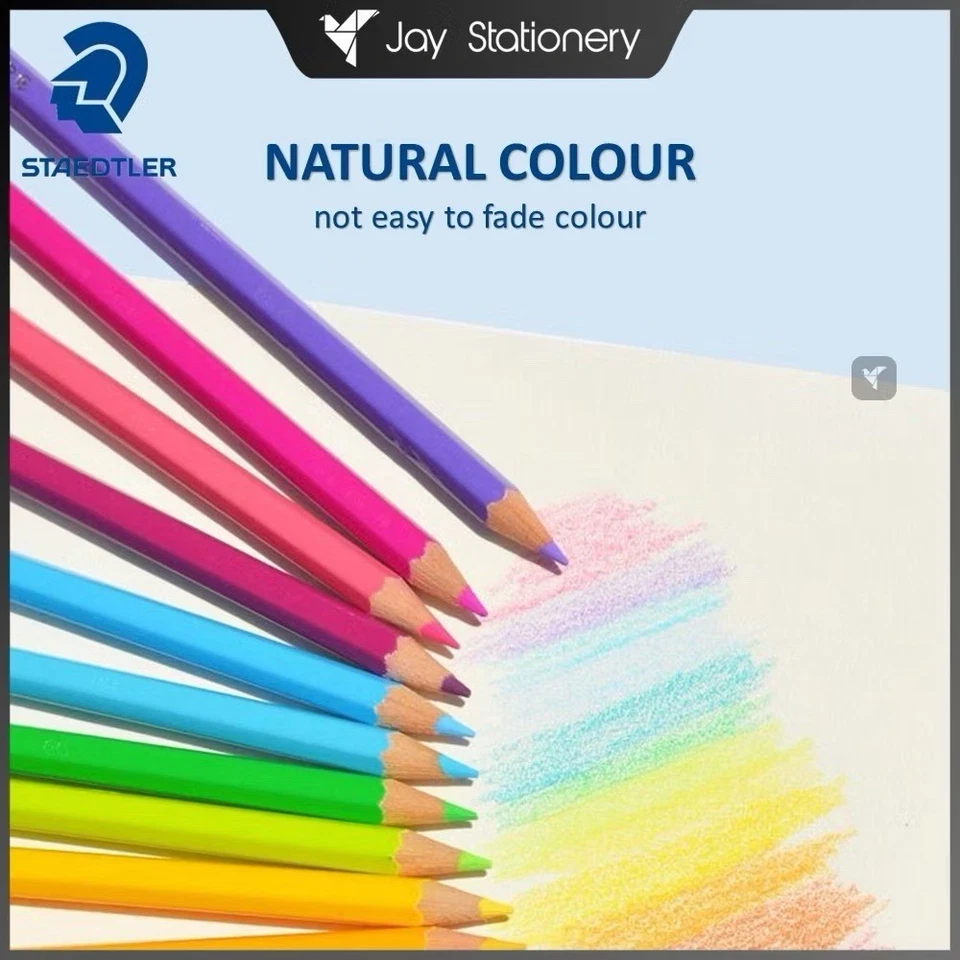 4 Set of 24pcs Staedtler Luna Permanent Colored Pencils Colour - Image 2 of 4