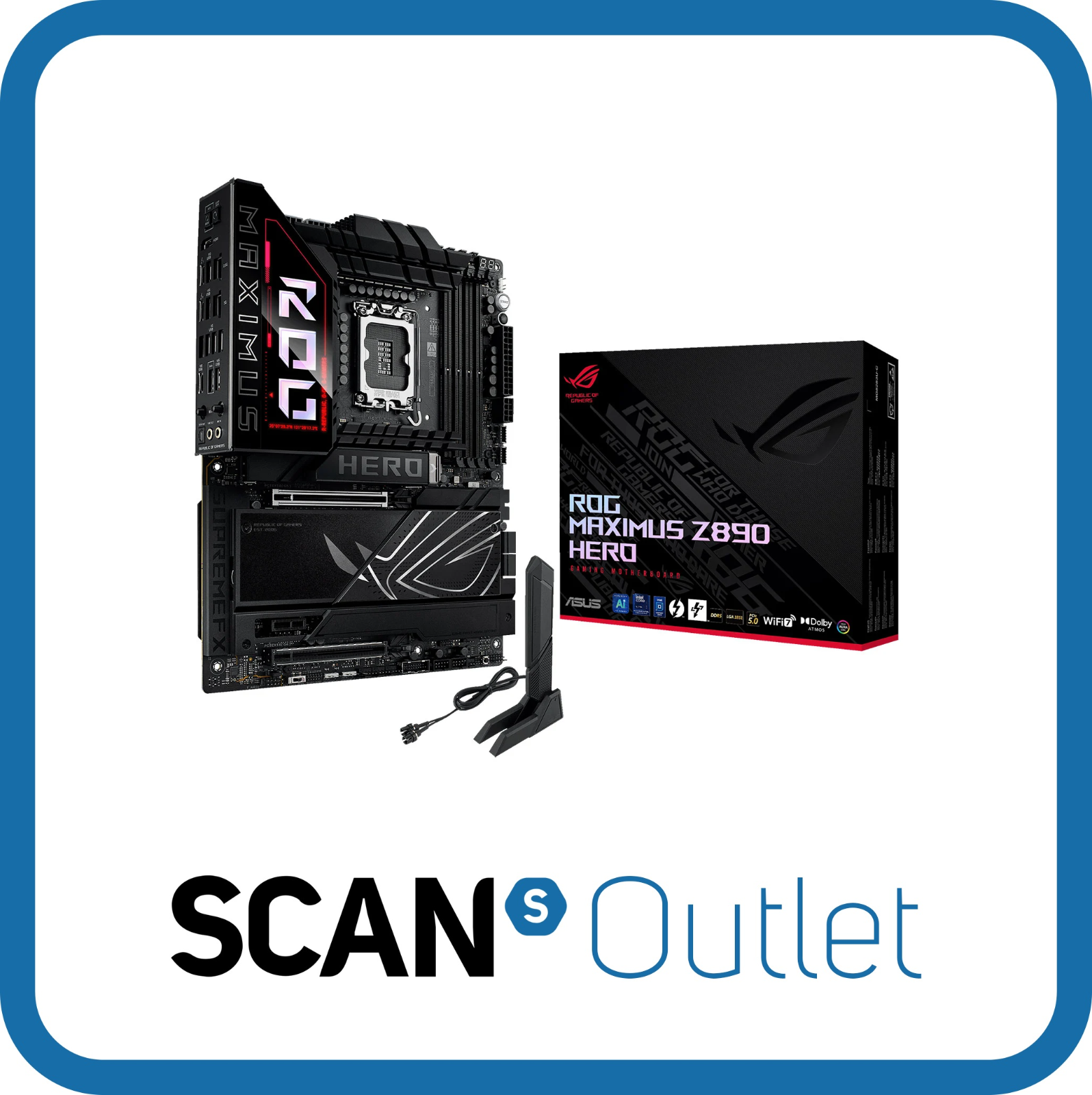 ASUS ROG MAXIMUS Z890 HERO, Intel Z890, S 1851, DDR5, PCIe 5.0, 6x M.2, 2.5G/5G