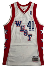 Dirk Nowitzki 41 Mitchell  Ness 2004 NBA All-Star West Swingman Jersey Size S