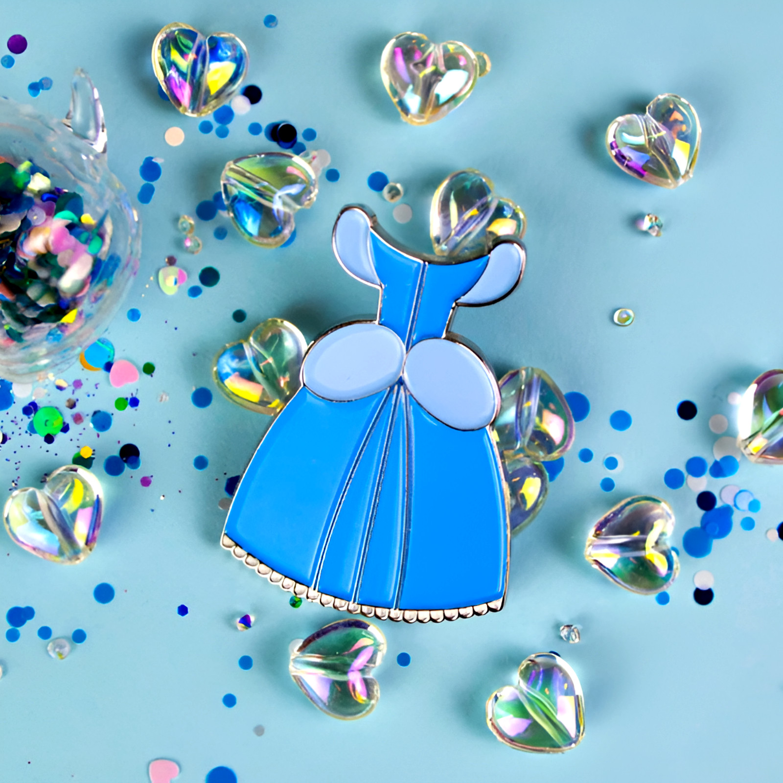 Disney Princess Dress Pin Badge Set of 6