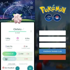 Pokémon Go | Shiny Clefairy ✨ Astronomical Observatory Background ✨ Mini PTC 80k