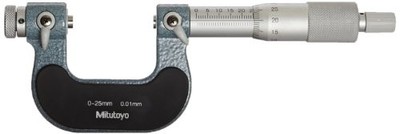 Mitutoyo 126-125 Screw Thread Micrometer  Interchangeable Anvil-Spindle Tip