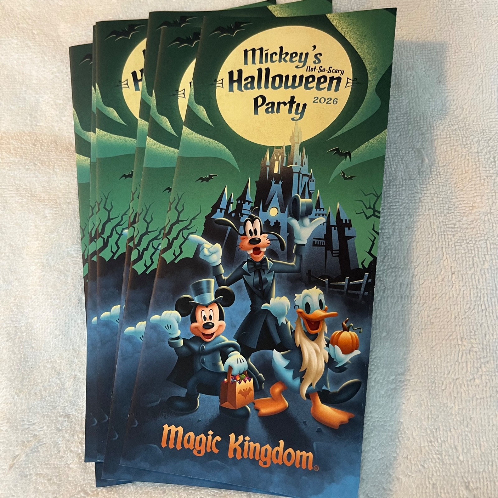 Disney Mickey Not So Scary Halloween Party 2026 Guide Map Brochure lot 10 | eBay
