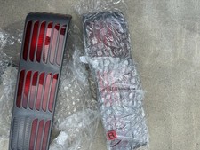 Oem 1987-93 Ford Mustang Gt Tail Lights Gray Cheese Grater Fox Body Original