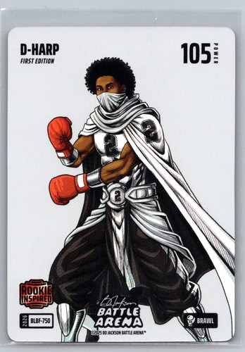 2026 Bo Jackson Battle Arena D-HARP #BLBF-750 First Edition Blizzard Battlefoil