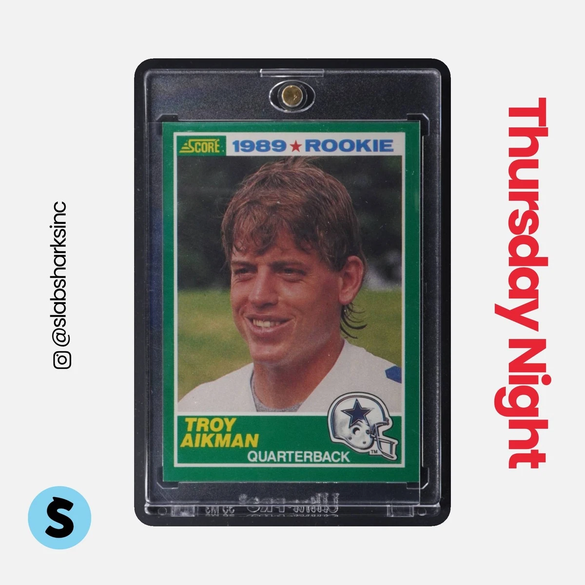 Troy Aikman Football SCORE Rookie Sports Trading Card Singles for
