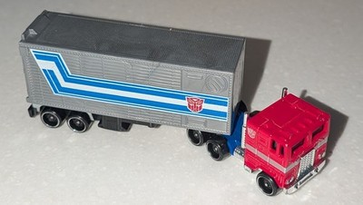 Transformers Matchbox Optimus Prime Track Fleet Diecast 