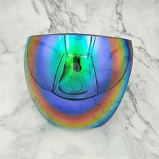 Fashion Mirrored Reflective ABS Plastic Full Face Mask Shield Goggle Green Plate