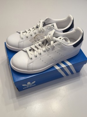 Size 8 - adidas Stan Smith Primegreen White Collegiate Navy W