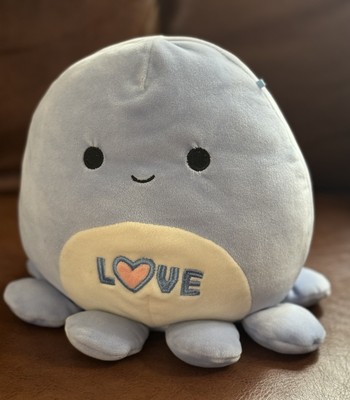 Squishmallows Violet the Octopus Love Plush Stuffed Animal Toy Valentine 8'' RARE