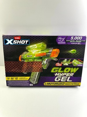 Zuru XSHOT Glow Hyper Gel Night Strike Blaster with Protective Eyewear 14+ Open