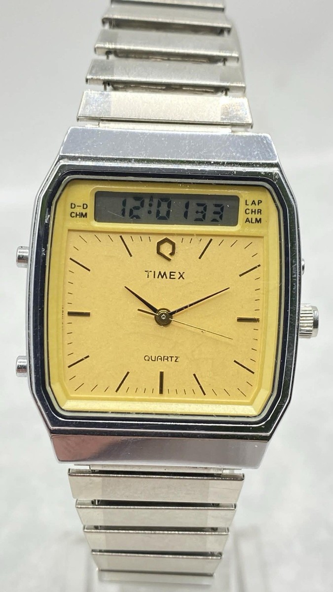 New Timex Q Timex 1982 Reissue Quartz Analog-Digital Men's Watch