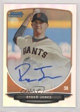 2013 Bowman Draft Chrome Prospect Auto Refractor Ryder Jones #BCA-RJ Auto 1a1g